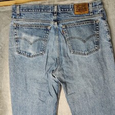 Vintage Levi's 540 Jeans Mens 38x32 Fits 36x32 Blue Faded Relaxed Fit Grunge 90s