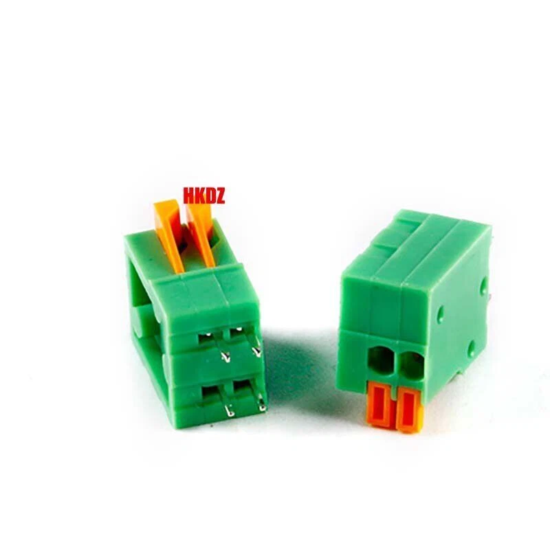 Screless Terminal Block Connector KF141V/R 2~8 Pin2.54mm Pitch PCB Mount Spring - Image 4 of 4