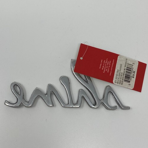 Holiday Lane Aluminium Glanz Weihnachtsdeko oder Baumschmuck - Bild 2 von 3
