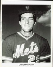 Press Photo Dave Magadan, Infielder, New York Mets Baseball Team - lrs29754