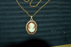 Cameo Mother of Pearl Necklace