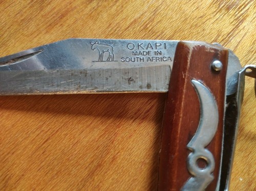 Knife Folding Okapi Original Pocket Moon & Stars South Africa - Picture 7 of 7