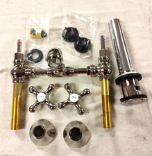 Signature Hardware Bridge Lavatory Faucet with Mushroom Type Overflow Drain READ