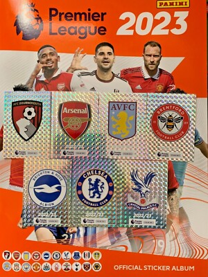 Panini Premier League 2023 Sticker - #1 - #225 Bournemouth - C Palace 2022/23