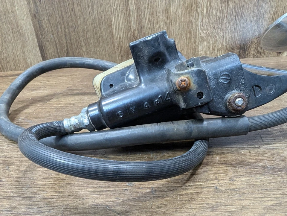 1979 Honda CM400A OEM FRONT BRAKE MASTER CYLINDER LEVER REAR SIDE VIEW MIRROR - Image 2 of 4