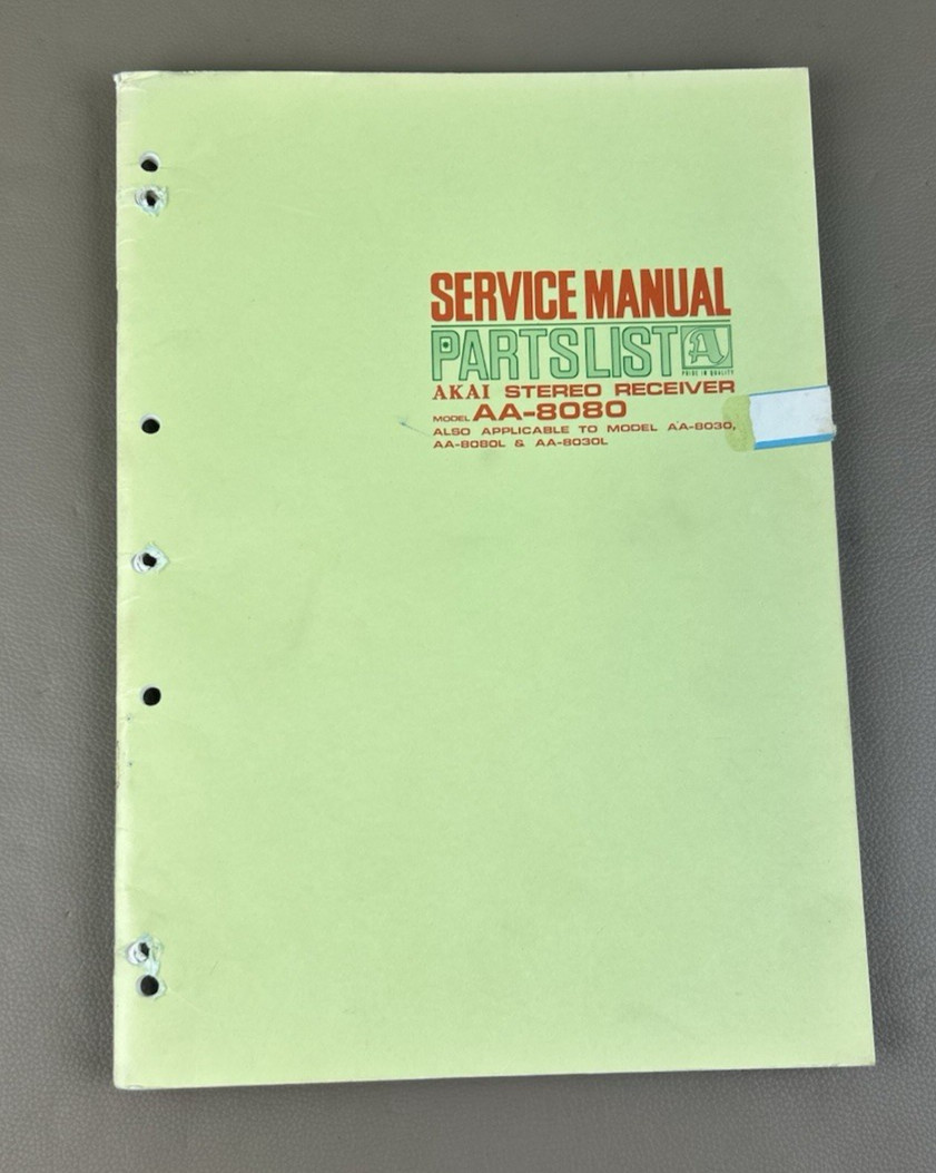 Akai AA-8080 vintage audio equipment - eBay listing photo 4