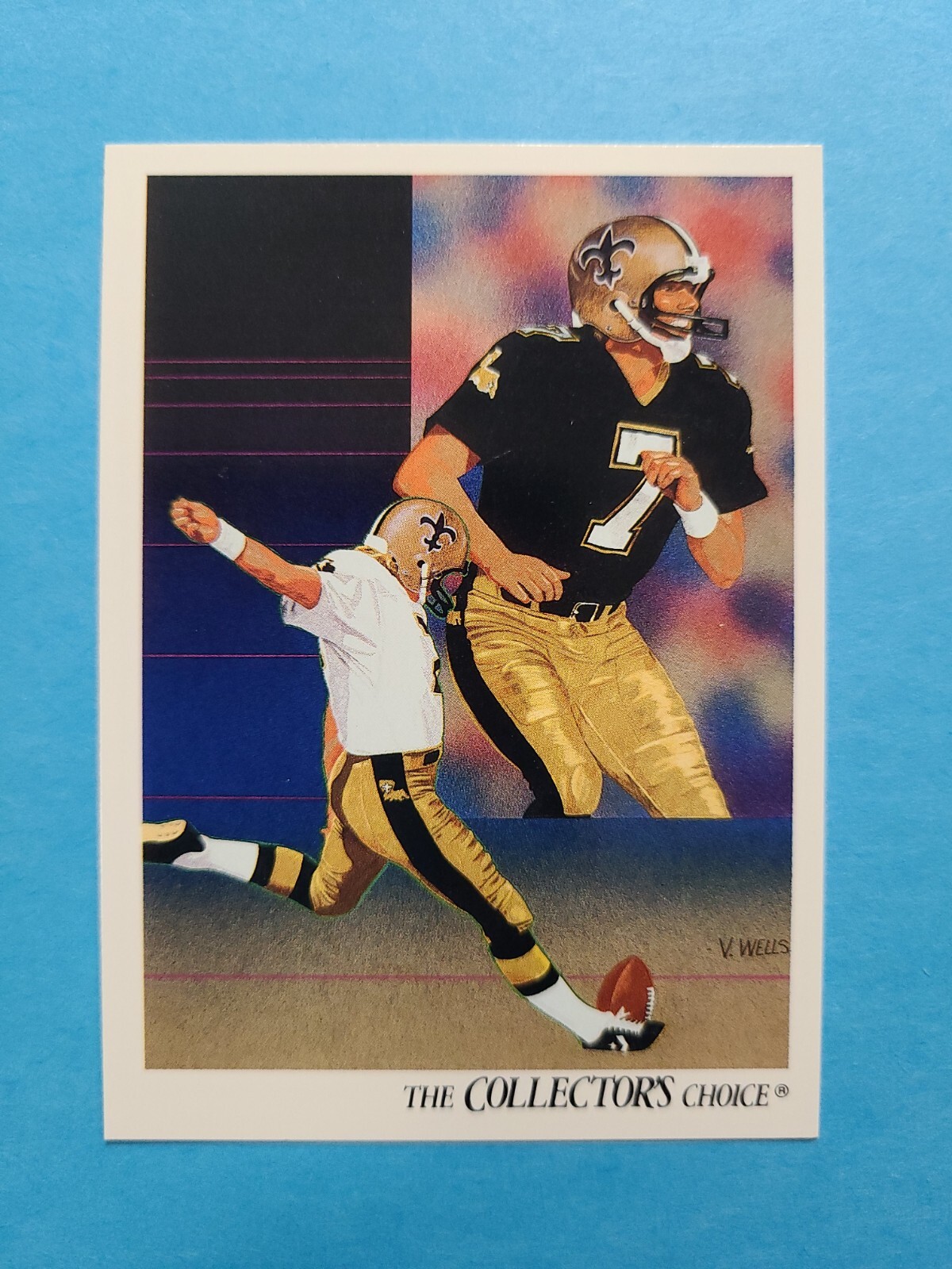 MORTEN ANDERSEN 1991 UPPER DECK FOOTBALL CARD # 96 F4278