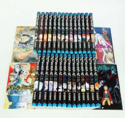 4er Set Jump Black Clover Vol. 1-36 Manga Comic Japanisch Ver Japan Verkäufer...