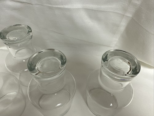 Set Of 4 Libbey Clear Accent Steiner Beer Stout Glasses Hollow Stem 16oz Vintage - Picture 2 of 5