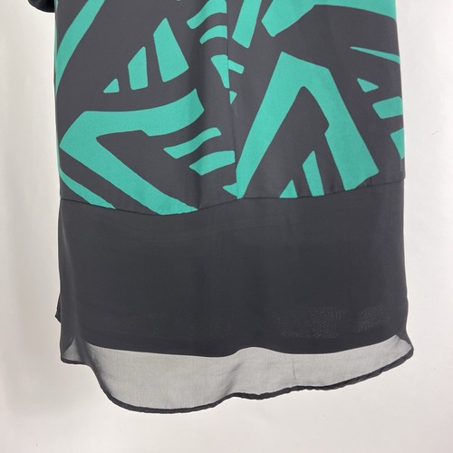 Charlotte Russe Shift Dress Women's Small Above Knee 3/4 Sleeve Lined Chiffon - Picture 8 of 12