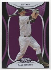 2023 Panini Chronicles Certified PAUL KONERKO #48 Purple Mirror /49-White Sox