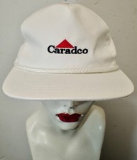 Vintage White Snapback Trucker Hat Baseball Cap - CARADCO (windows & doors)