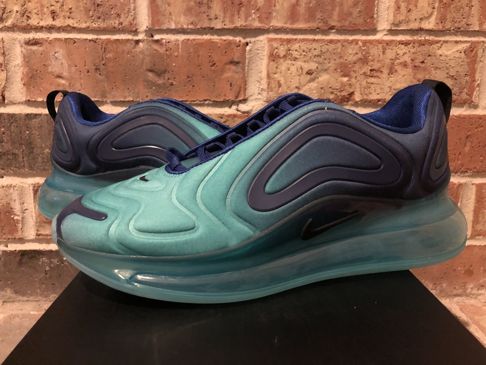 New 8.5 Nike Air Max 720 Sea Forest Deep Royal Blue Aqua Run AO2924-400 95  97 1 | eBay