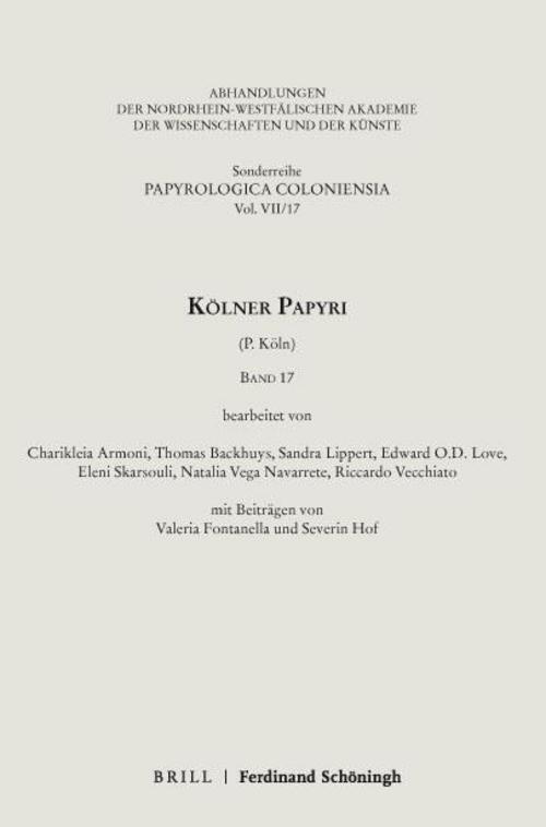 Thumbnail - Kölner Papyri Charikleia Armoni