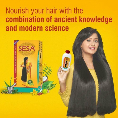 Sesa Ayurveda Oil For Long Beautiful And Nourished Hair With 18 Herbs - 100 ml - Picture 3 of 6