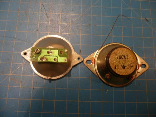 Lasonic L-30 Boombox Replacement Parts Lucky Speakers 4 Ohm 20 Watt - Picture 3 of 4