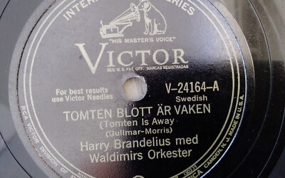 Harry Brandelius 78rpm Single 10-inch Victor Records #V-24164