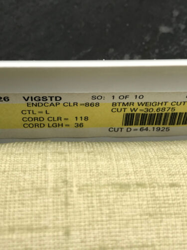 Hunter Douglas Vignette Roman Shade light green 32 width by 56 height - Picture 8 of 10