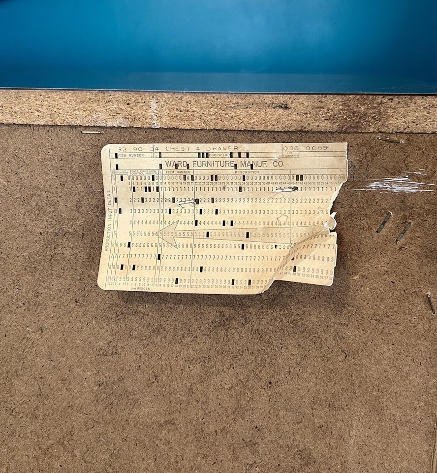 Ward MCM Dresser Vintage Furniture Mid Century Modern Highboy 1960s