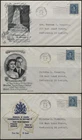 Canada 1948 #276 4c blue Royal Wedding (Ottawa, ONT, Feb 16 1948)(cachet FDC)