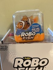 NEW Zuru Robo Alive ROBO FISH Water Activated Color Changing Swimming Toy ORANGE