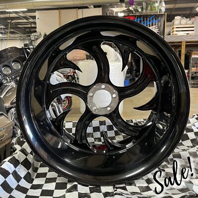 #ad #ad SALE 300 FAT TIRE SOLID BLACK SHARK TOOTH REAR WHEEL 99 24 SUZUKI HAYABUSA $1399.99