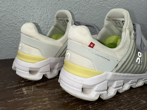 On CLOUDSWIFT 2.0 Women's RUNNING Shoes WHITE LIMELIGHT US Sizes 8 - Picture 4 of 11
