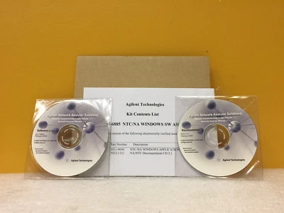 Conjunto de software Agilent / HP 5065-6885 NTC / NA Windows. ¡Nuevo! - Imagen 1 de 3