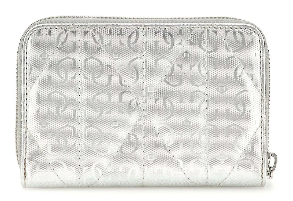 GUESS borsa Aldina SLG Medium Zip Around Wallet Silver - Immagine 3 di 3