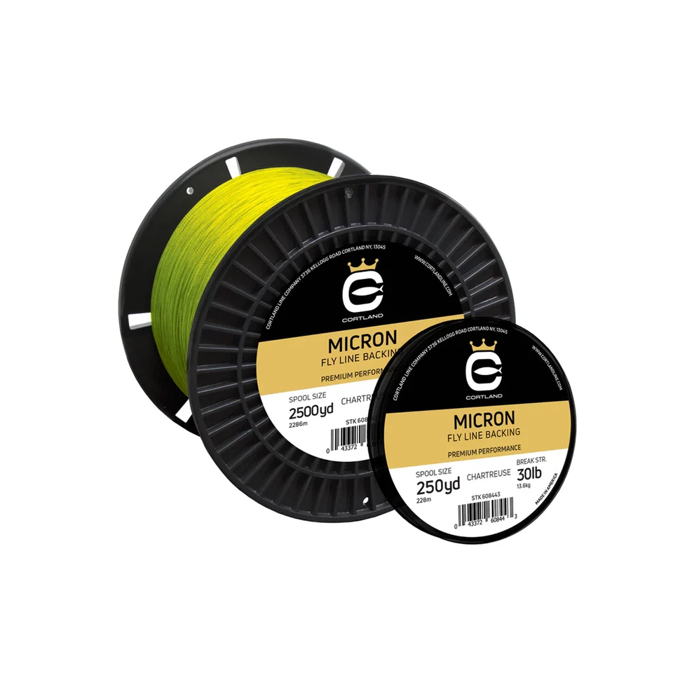 Respaldo Cortland Micron Fly Line 20, 30 libras, 100, 250, 1000, 2500 yardas Foto 3 de 4