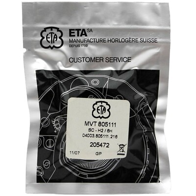 ETA Quartz watch movement Pre-Sealed SC H2 6H