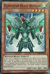 Gladiator Beast Bestiari - AP07-EN018 - Common - Unlimited Edition x3 - Near Min