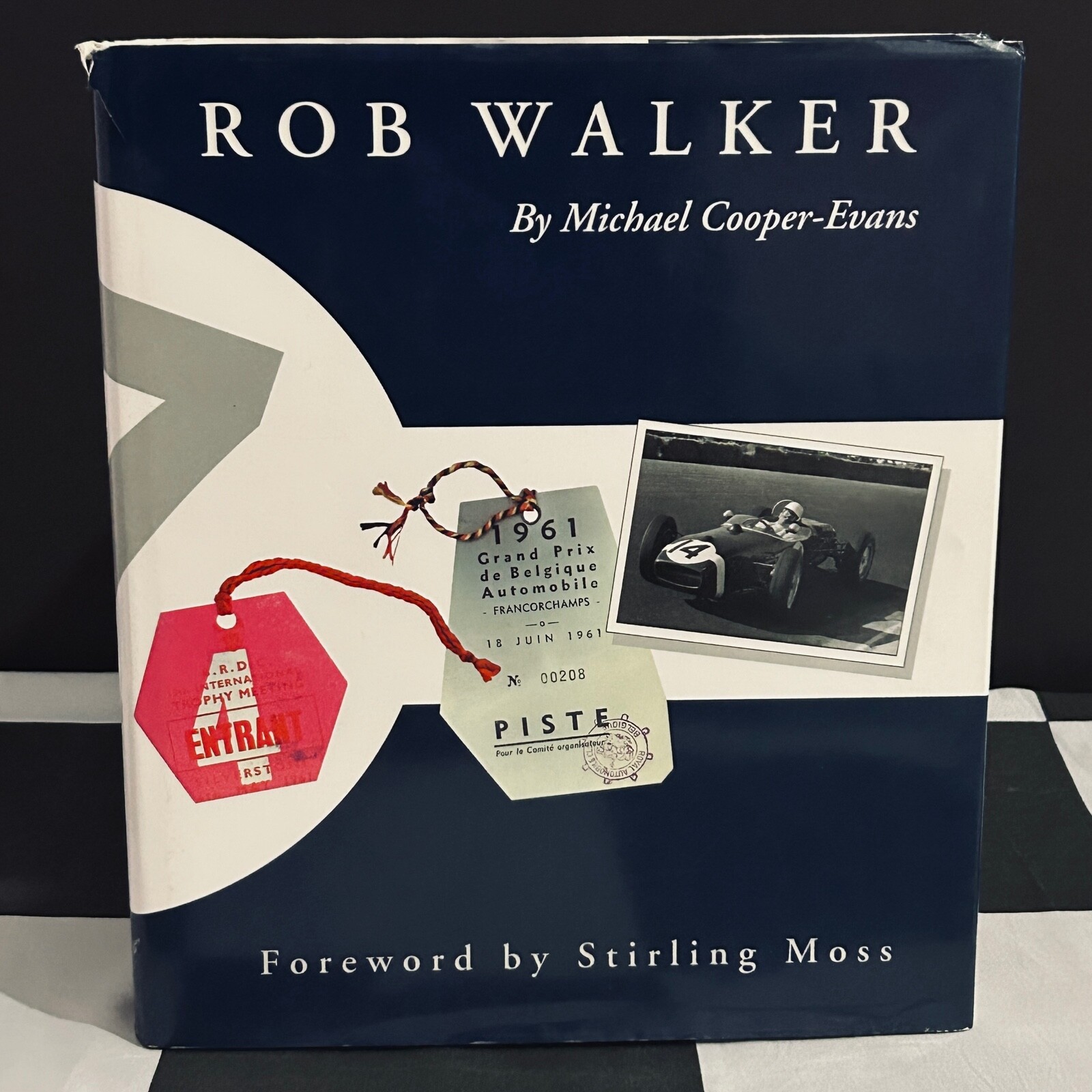 ROB WALKER BY MICHAEL COOPER EVANS BIOGRAPHY BOOK LOTUS 18 STIRLING MOSS FERRARI