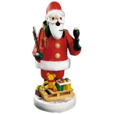 Handmade Wooden Santa Sleigh German Incense Smoker - Made in Germany