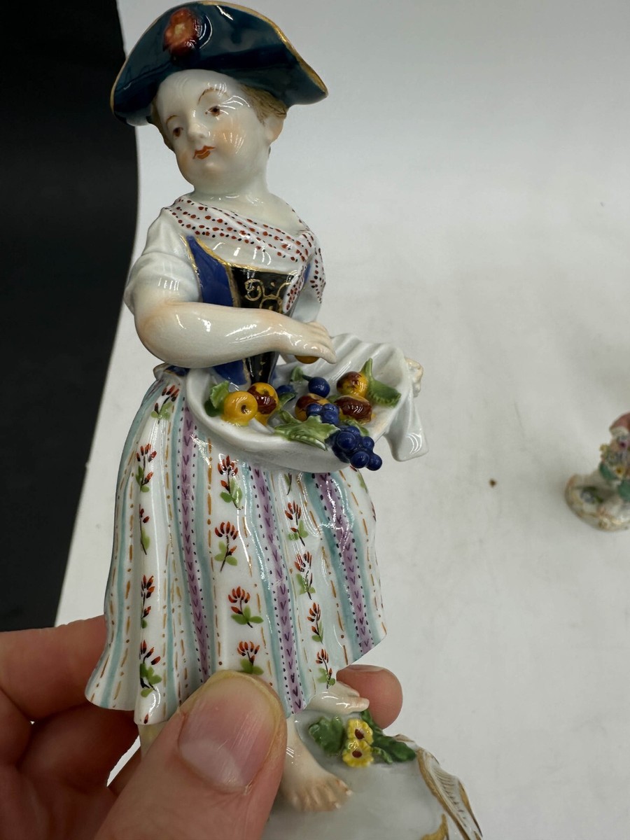 超希少！ マイセン Meissen Porcelain Figure Gardener Child with