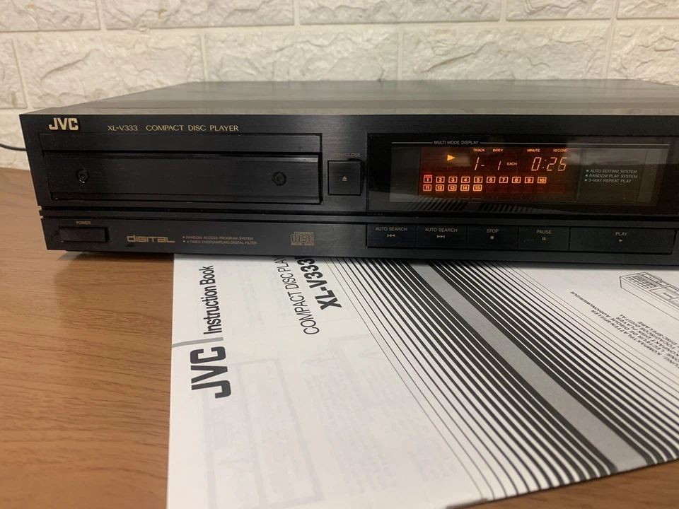 Vintage JVC XL-V333BK *Lettore CD Player completo di manuale ( leggi prima ) - Immagine 3 di 4