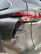 Fit For Toyota Sienna 21-2023 Bright Black Rear Bumper Lip Spoiler Fins Canards