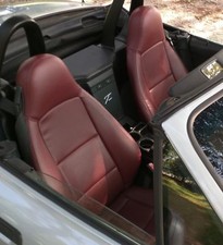Bmw Z3 1996-2002 Replacement Leather Seat Covers Maroonburgundy Bmw Z3 1996-2002 Replacement Leather Seat Covers Maroonburgundy