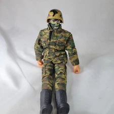 12" Military Soldier Action Figure Formative International With Painted Face