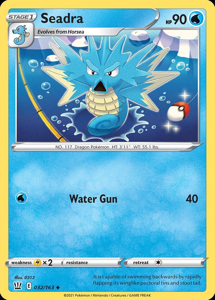 Pokemon Seadra (32/183) Battle Styles NM