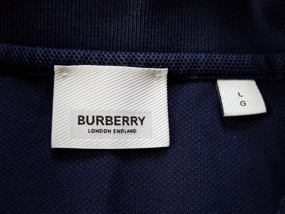Burberry London Polo Monogram TB Logo Tee T Shirt size L | eBay Burberry London Polo Monogram TB Logo Tee T Shirt size L | eBay