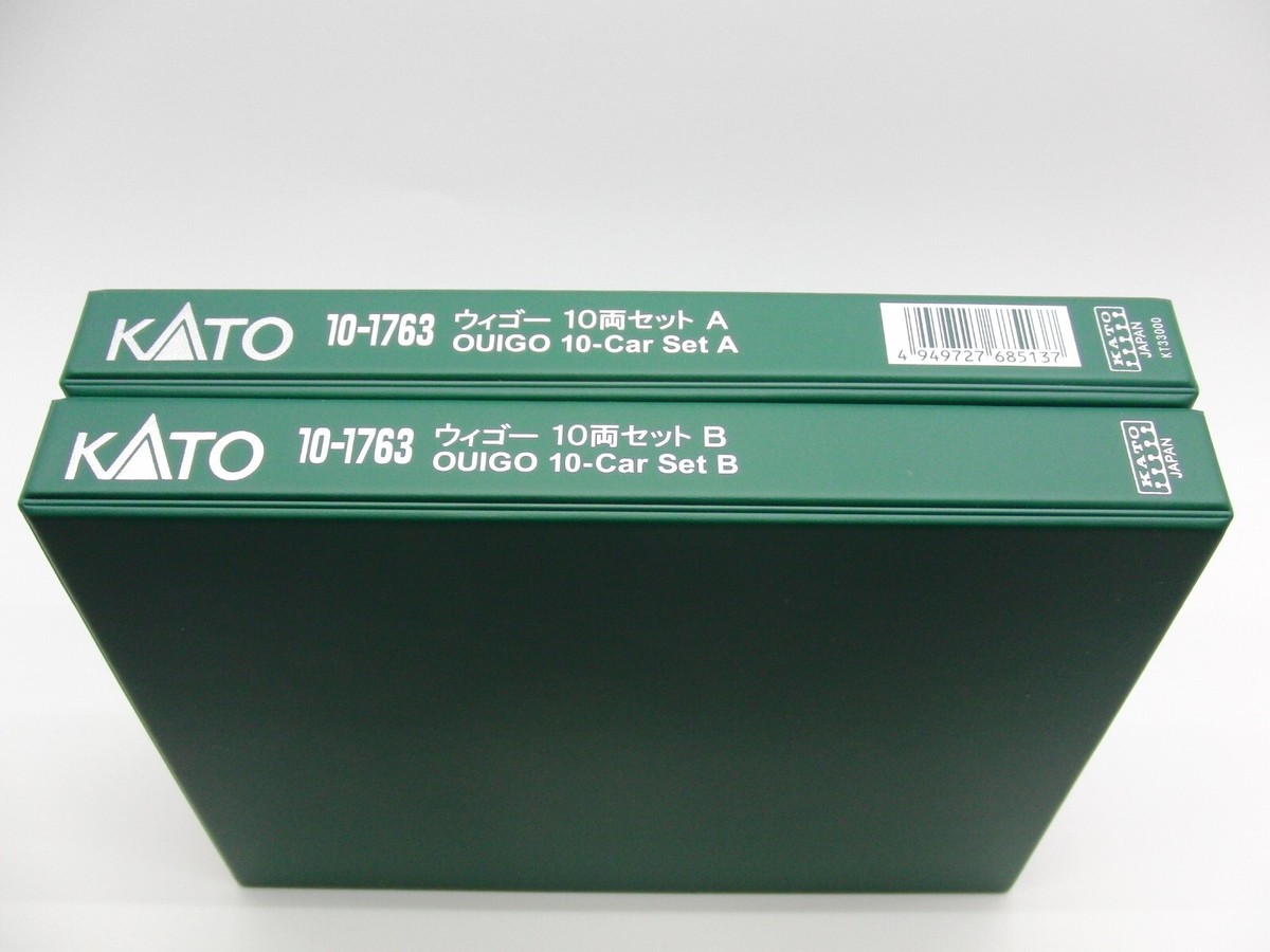 KATO 10-1763 N Scale 1/150 OUIGO 10 Car Set Railway Model new Free