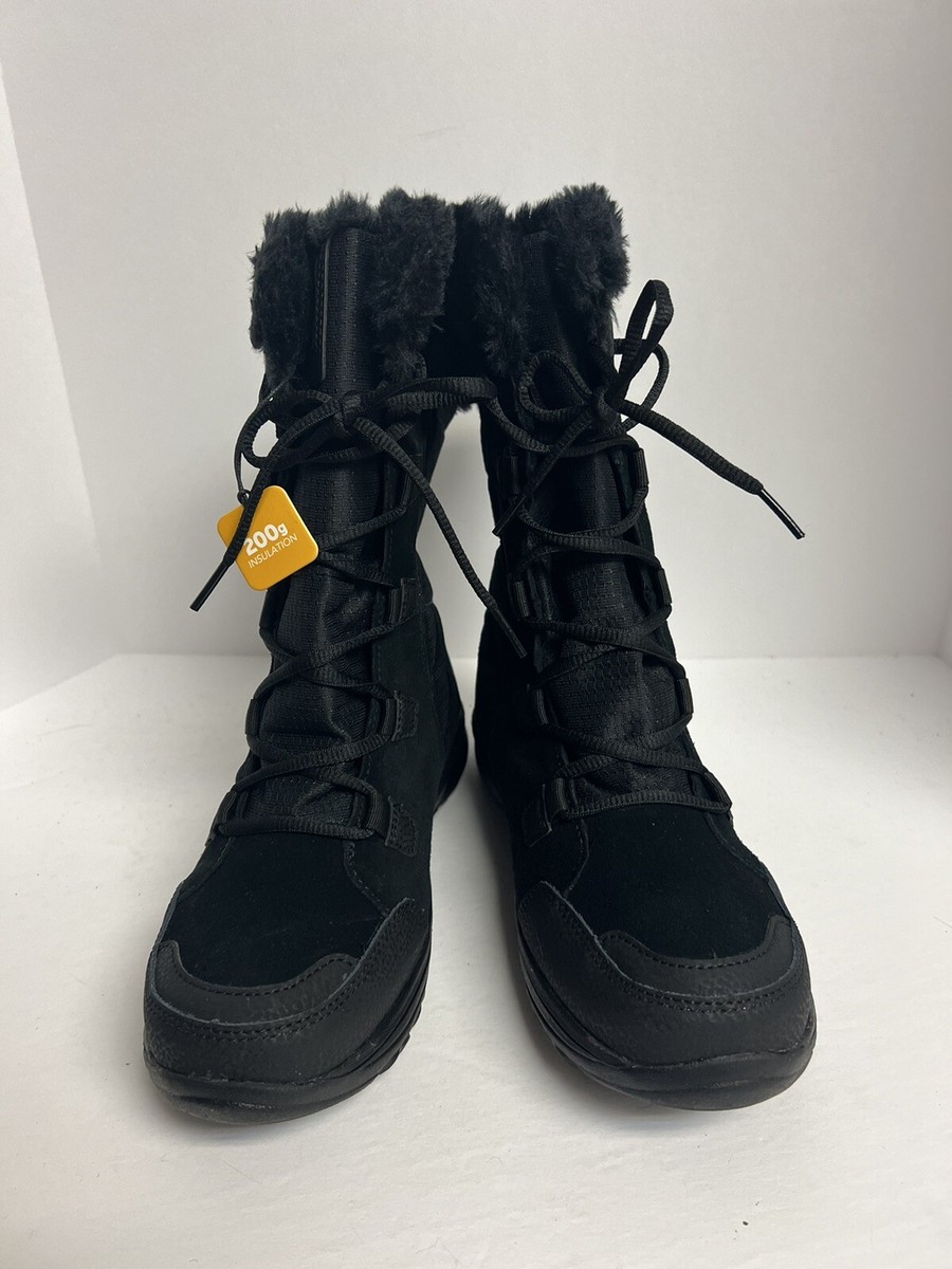 Columbia Ice Maiden II Women Size Black Winter Boots for sale