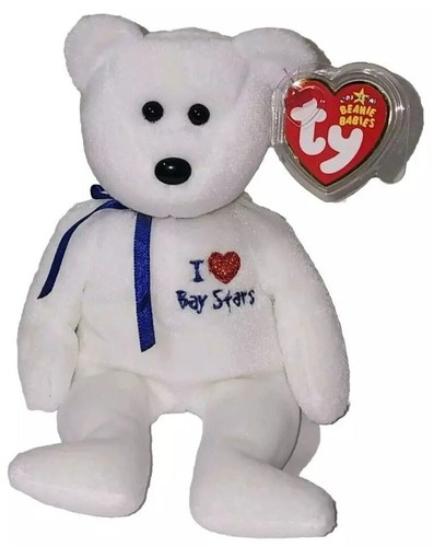 Ty Beanie Baby Set - I LOVE BAYSTARS & WINSTAR the Bears (Japan Exclusive) MWMTs - Picture 10 of 18