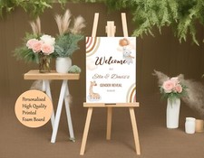 Neutral Gender Reveal Welcome Sign  Entrance Foamboard  or Poster