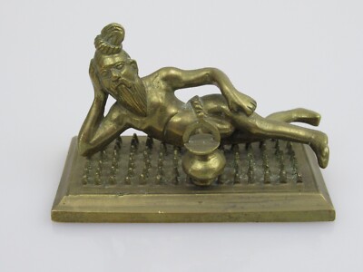 Small Old Brass Indian Fakir or Sadhu on a Bed of Nails Figurine | eBay Small Old Brass Indian Fakir or Sadhu on a Bed of Nails Figurine | eBay