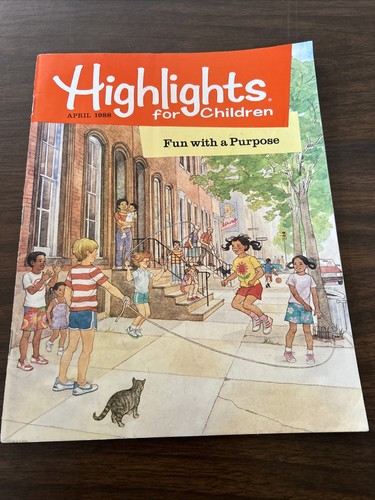 1988 April, HIGHLIGHTS Magazine For Children, Fun With A Purpose - 第 1/4 張圖片