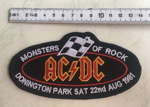 AC/DC Patch (024) Monsters of Rock 1984 ungebraucht Neu