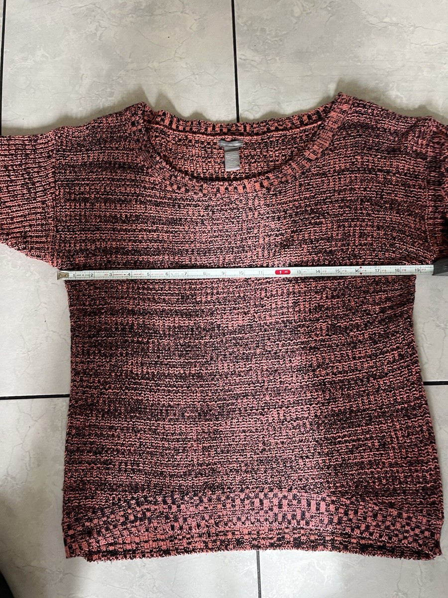 Top Enveloppant (Wrap) Charlotte Russe - Rose - Taille M - En Légère Laine - Occasion Très Bon État