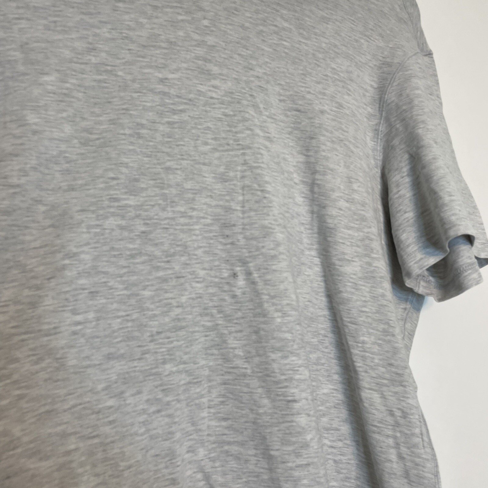 Lululemon Heathered Gray Basic Short Sleeved Tee … - image 4